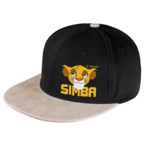 Бейсболка с прямым козырьком Simba, черная с бежевым